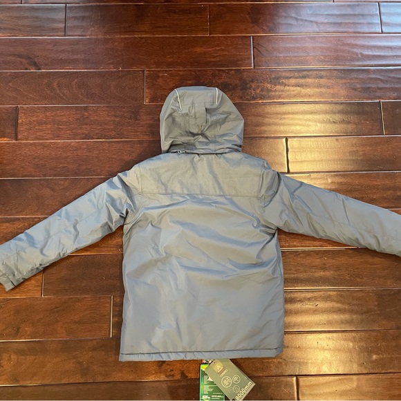 New Kamik Stark Boys Size 12 Winter Jacket in Color Cement (Slate Blue) - Picture 4 of 16